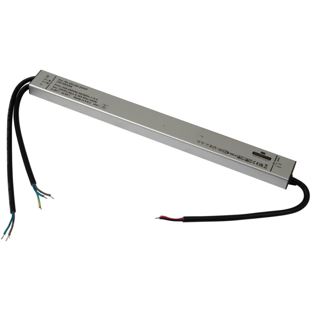 Ansell 100W 24V Constant Voltage IP67 DALI Dimmable Driver - Direct ...