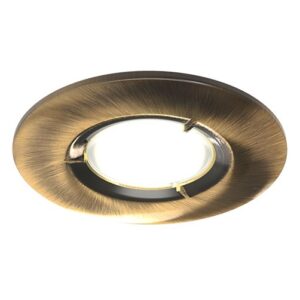 Ansell Edge GU10 Fire Rated Downlight Antique Brass