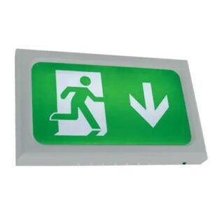 Ansell Encore Exit Box Maintained / Non-Maintained Lithium Silver Grey