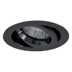 Ansell iCage Mini GU10 Die-Cast Fire Rated Gimbal Black Chrome