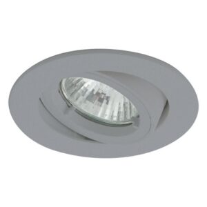 Ansell Twistlock GU10 IP44 Outdoor Die-Cast Gimbal Silver Grey