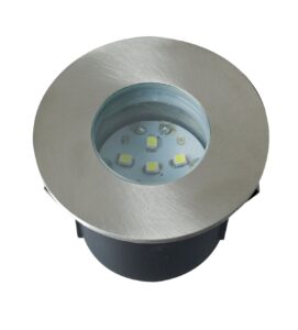 Ground & Drive Over - Robus Ewok Led Mains Groundlight Ip67 6 White Led'S 6000K (R6LED240S-01)