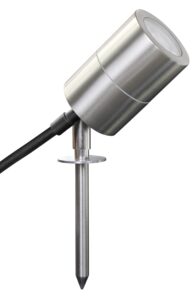 Spike Lighting - Robus Canefinch GU10 Spike Light IP65 Brushed Chrome (RCFGUSS-13)