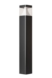 Robus Cubelux 15W Led 1100Lm 3000K 800mm Die-Cast Aluminium Square Bollard Dark Grey
