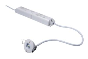 Robus Desmond 1.5W Non-Maintained 40mm Emergency Led Downlight Lifepo4 Battery Open White