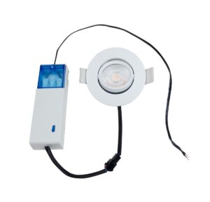 Integrated Downlights - Robus Draco 6W Led Dim To Warm 3000K To 2000K And CCT2 (3000K And 2000K) Downlight Matte White (RDR6D2W-11)
