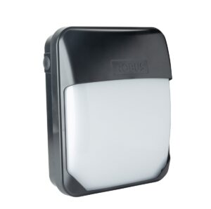 Robus Falcon 2 Quad Wattage 17W 22W 26W 30W IP65 Led Wall Light CCT2 3000K 4000K Black Photocell