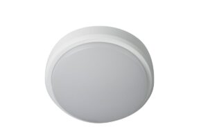 Robus Ohio 12W IP54 Circular Bulkhead 3000K C/W White And Black Trims