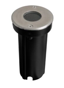 Ground & Drive Over - Robus Kinglet 2.5W Led In-Ground Light Ip67 3000K Die-Cast Aluminium Body Brushed Chrome (RKG0230SS-13)
