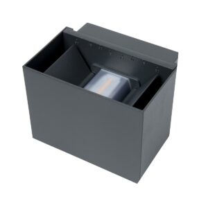 Up & Down Lights - Robus Maxewell 10W Adjustable Up/ Down Wall Light IP65 3000K Dark Grey (RMX1030-25)