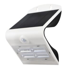 Wall Lighting - Robus Sol 3.2W Solar Led Wall Light With Pir IP65 White 4000K (RSO340P-01)
