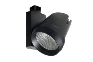 Robus Tram 25W Led Track Spot Dimmable IP20 Black 4000K