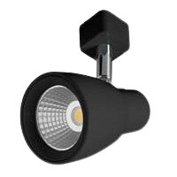 Robus Troy 10W Led Track Spot IP20 Black 3000K