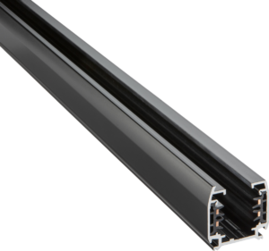 Knightsbridge Three Circuit - Knightsbridge K-LINE 230V 3-Circuit Track System 3 Metre Track Black (KL3MBK)