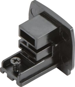 Knightsbridge Three Circuit - Knightsbridge K-LINE 230V 3-Circuit Track Dead End Cap Black (KLECBK)