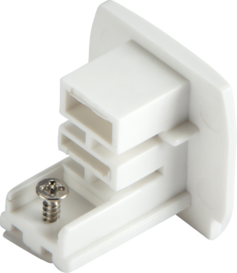 Knightsbridge Three Circuit - Knightsbridge K-LINE 230V 3-Circuit Track Dead End Cap White (KLECW)