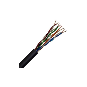 Cable - Securi-Flex Cat6, 4pr UTP Black PE HDBaseT Certified CPR:Fca (100m) (SFX/C6-UTP-PE-BLK-100)