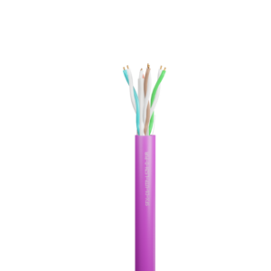 Cable - Securi-Flex Cat6, 4pr UTP Purple LSZH CPR:Dca - s2 -a1 -d2 (100m) (SFX/C6-UTP-LSZH-D-PUR-100)