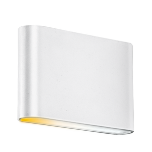 Up & Down Lights - Aurora Ip65 Up/Down Walle Cs 6W Upto 650Lm 2700K/3000K/4000K Wall Light White (EN-WL6CSW)