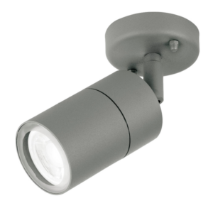 Spotlights - Aurora Ip44 Adjustable Walle Wall Light Grey (EN-WL1G)