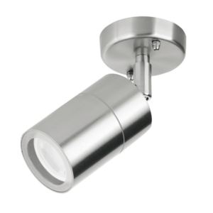 Spotlights - Aurora Ip44 Adjustable Walle Wall Light Stainless Steel (EN-WL1SS)