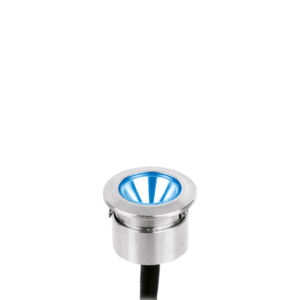 Deck & Marker - Aurora IP68 M-Lite 1W Blue 316 Stainless Steel Round Marker Light (EN-WU682BR/BLU)