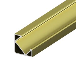 Arc LED 2 Metre 45 Degree Aluminium LED Profile - Gold (ARC-45DEG-GOLD)