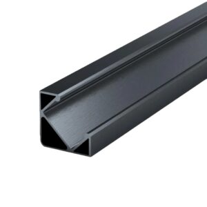 Arc LED 2 Metre 45 Degree Aluminium LED Profile - Anthracite (ARC-45DEG-7016)