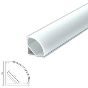 ARC LED - ARC-EM 2 Metre Rounded Corner Base Profile and Cover (ARC-EM)