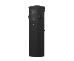 Commercial Chargers - Rolec Hex Smart EV Charging Pedestal 2x up to 7.4kW Type 2 Sockets Black (ROLEC0621B)