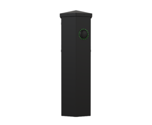 Commercial Chargers - Rolec Hex Smart EV Charging Pedestal 2x up to 22kW 3PH Type 2 Sockets Black (ROLEC0623B)