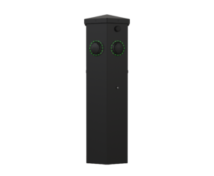 Commercial Chargers - Rolec Hex Smart EV Charging Pedestal 4x up to 22kW 3PH Type 2 Sockets Black (ROLEC0643B)