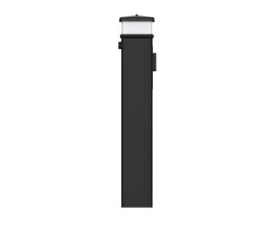 Commercial Chargers - Rolec BasicCharge Contactless Payment EV Charging Pedestal 1x up to 22kW 3PH Type 2 Socket Black (ROLEC1513B)