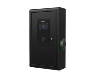 Commercial Chargers - Rolec SecuriCharge Smart EV Charger with LCD Screen 1x up to 7.4kW Type 2 Socket Black (ROLEC2111B)