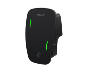 Commercial Chargers - Rolec Zura Smart EV Charger 2 x up to 7.4kW Type 2 Socket Black (ROLEC3030B)