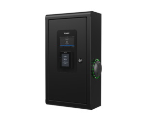 Commercial Chargers - Rolec SecuriCharge Contactless Payment EV Charger with LCD Screen 1x up to 22kW 3PH Type 2 Socket Black (ROLEC3113B)