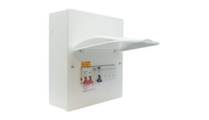 Pre Populated Enclosures - Timeguard IP2X 8M 100A MS SPD 40ATypeA RCBO Curve (TX1928EV)