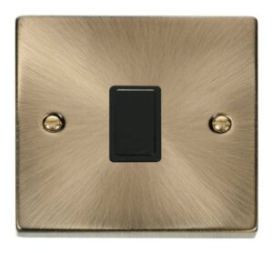 Click Scolmore - Click Deco 20A 1 Gang Dp Switch Black (VPAB622BK)
