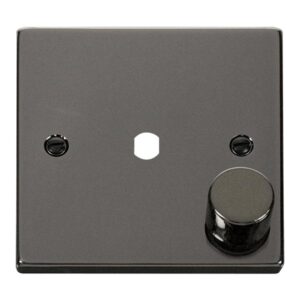Click Scolmore - Click Deco Vpbn 1 Gang Double Dimmer Plate & Knobs (VPBN140PL)