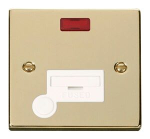 Click Scolmore - Click Deco 13A Fused Connection Unit With Flex Outlet & Neon White (VPBR053WH)