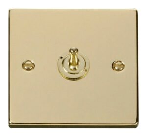 Click Scolmore - Click Deco 1 Gang 2 Way 10Ax Toggle Switch (VPBR421)