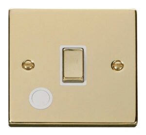 Click Scolmore - Click Deco 20A 1 Gang Dp Ingot Switch With Flex Outlet White (VPBR522WH)