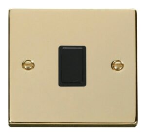 Click Scolmore - Click Deco 20A 1 Gang Dp Switch Black (VPBR622BK)