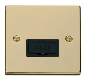Click Scolmore - Click Deco 13A Fused Connection Unit Black (VPBR650BK)
