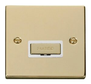 Click Scolmore - Click Deco 13A Fused Ingot Connection Unit White (VPBR750WH)