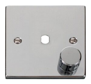 Click Scolmore - Click Deco 1 Gang Single Dimmer Plate & Knob (VPCH140PL)