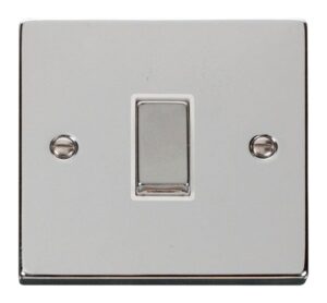Click Scolmore - Click Deco 1 Gang Intermediate Ingot 10Ax Switch White (VPCH425WH)