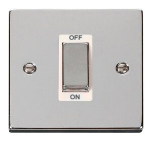 Click Scolmore - Click Deco Ingot 1 Gang 45A Dp Switch White (VPCH500WH)