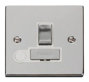 Click Scolmore - Click Deco 13A Fused Ingot Switched Connection Unit With Flex Outlet White (VPCH551WH)