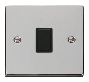Click Scolmore - Click Deco 20A 1 Gang Dp Switch Black (VPCH622BK)
